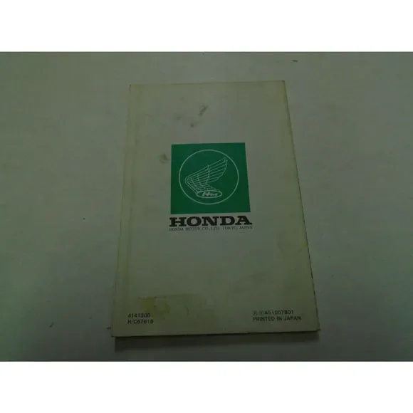 1978 Honda Hawk I II Hondamatic Do it Yourself Maintenance Guide Manual WORN